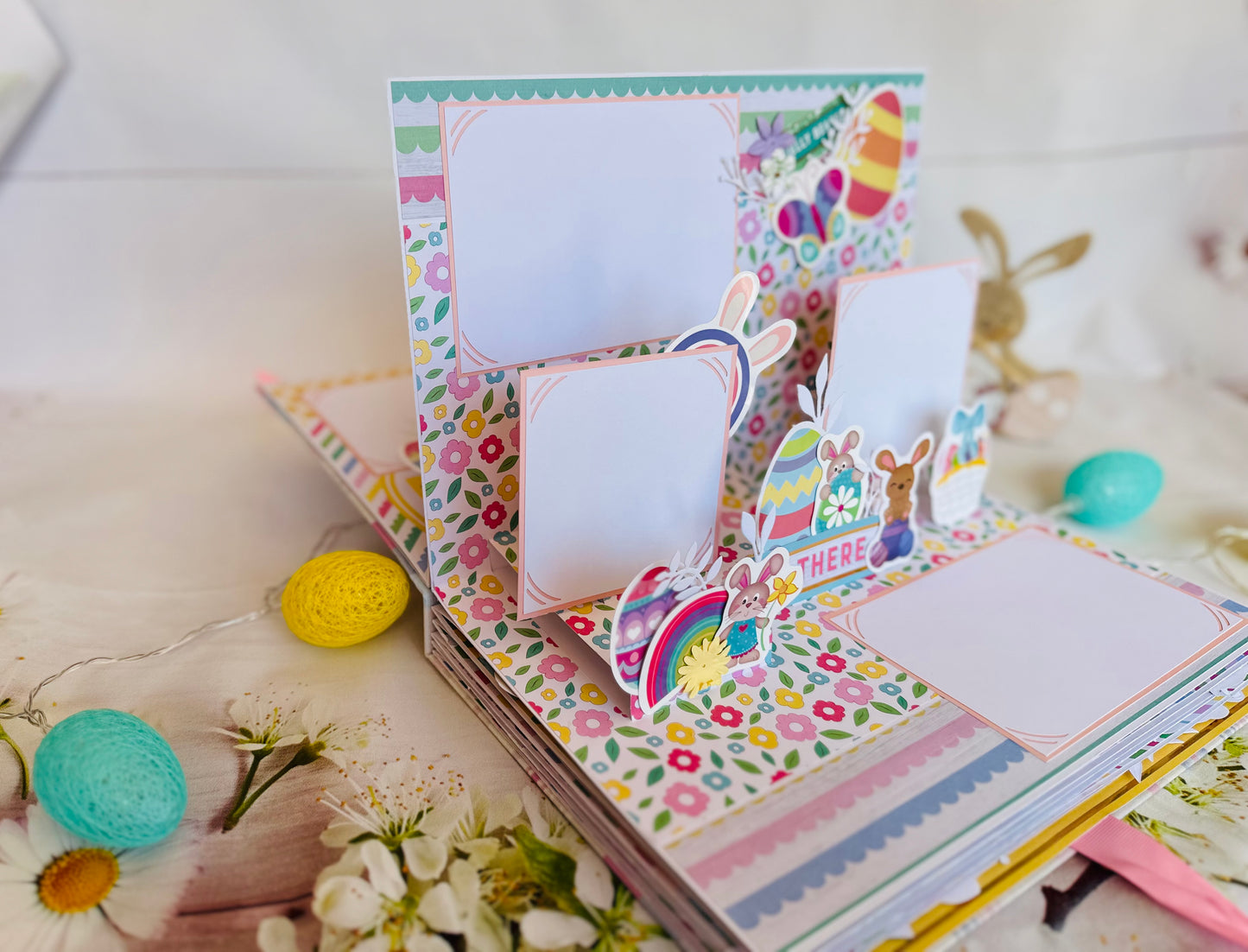 "Spring& hop" Livre photo pop-up