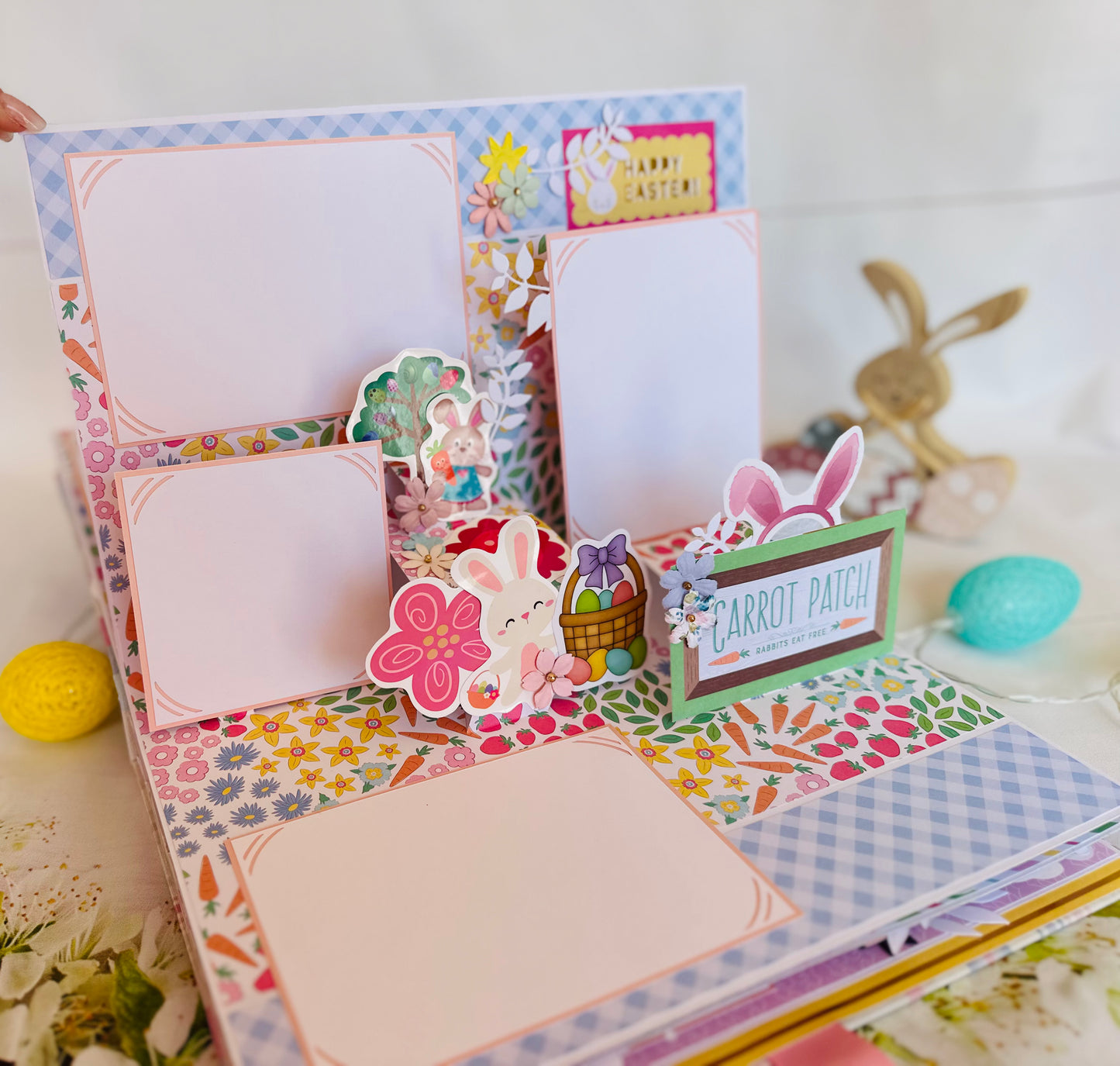 "Spring& hop" Livre photo pop-up